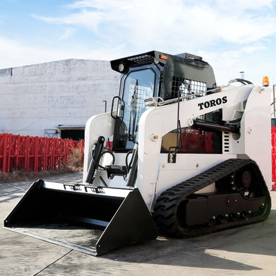 comprar Epa4 Euro5 Cargador de dirección de patinaje compacto con accionamiento hidrostático de interruptor hidráulico online manufacture