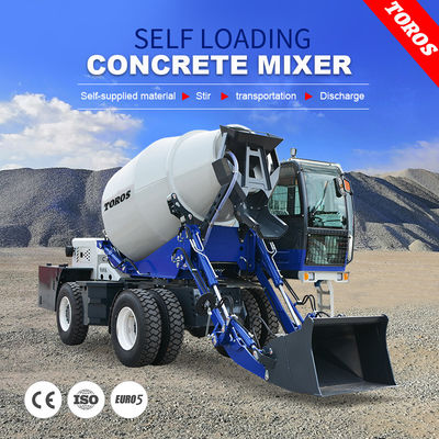 calidad  Mobile Self Loading Concrete Mixer Truck 55KW Automated Operation fábrica