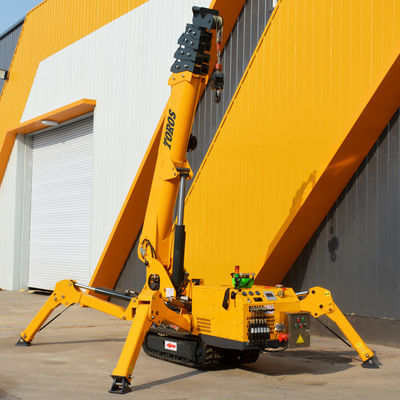 EPA approval Small 3 Ton Spider Crane 5 Ton Crawler Crane Boom Lift