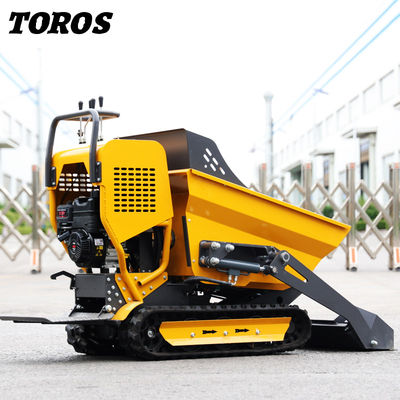 Yellow 15-20Tons Tracked Mini Dumper With Air / Hydraulic Brakes