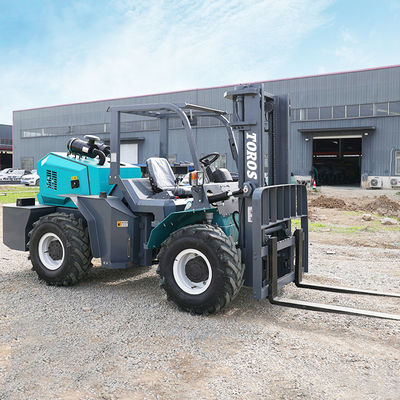 TOROS Powerful Compact Rough Terrain Forklift For Heavy Duty Material Handling