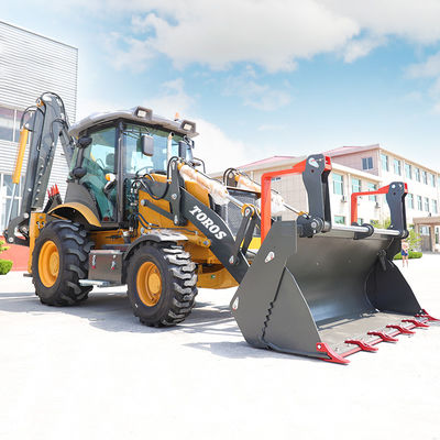 1m3 Bucket Backhoe Loader Machine For Construction Work User Friendly