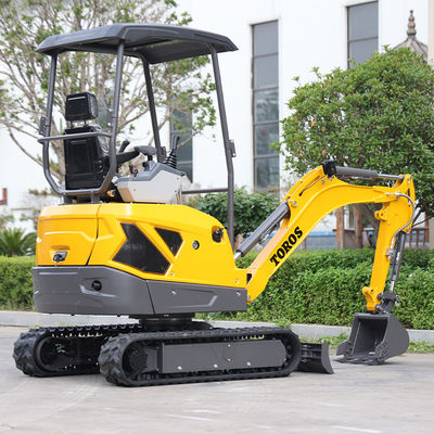 TE-20 Mini Excavator ,  2tons Track Machine with Reinforced Bucket，Suitable for both commercial and home use