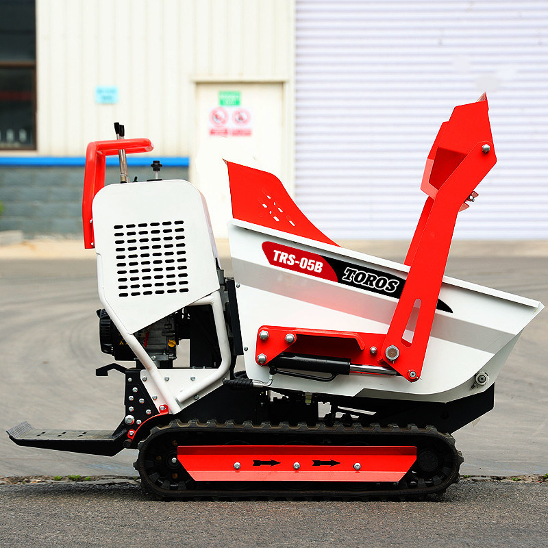 500-800KG Rubber Track Mini Dumper Diesel Engine Powered For Transportation