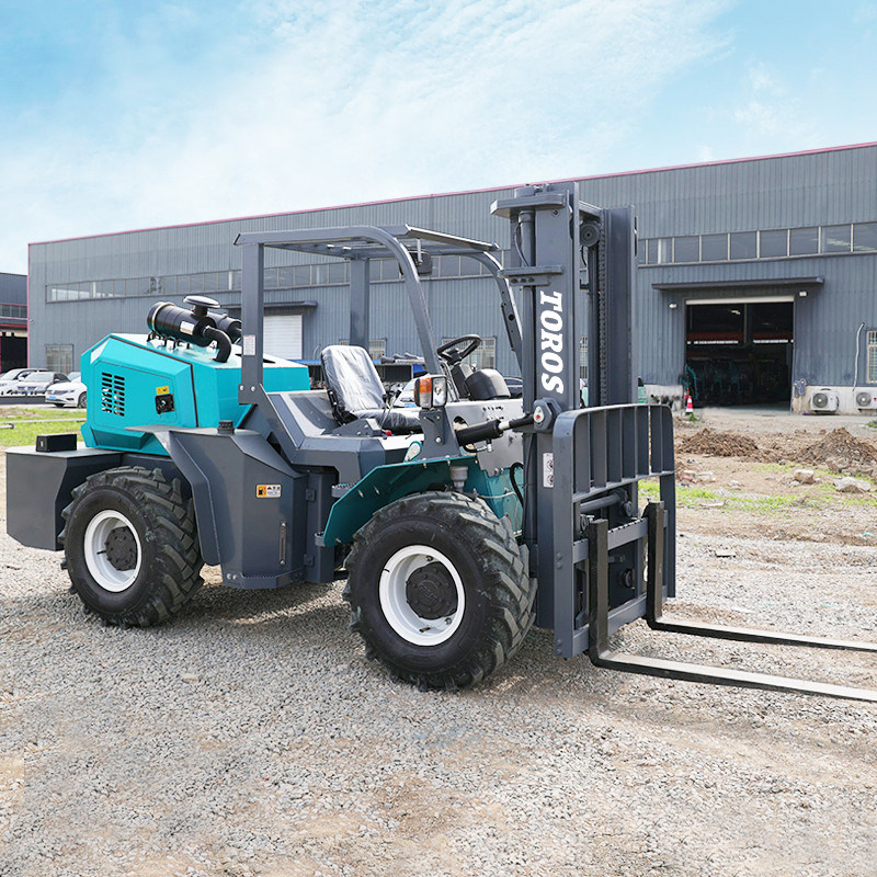 TOROS Powerful Compact Rough Terrain Forklift For Heavy Duty Material Handling