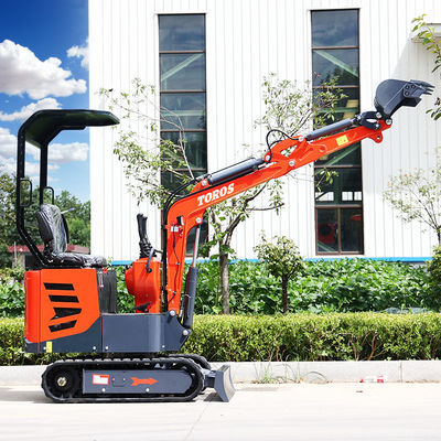 Mini excavadora multifunción Toros de 1 tonelada Micro Excavadora con motor Koop