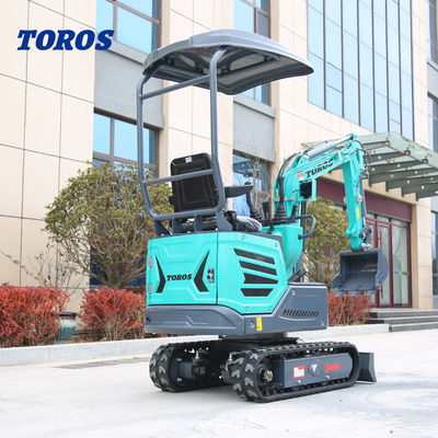 1200 kg Mini excavadora de funcionamiento completo para el hogar Equipo de excavación compacto