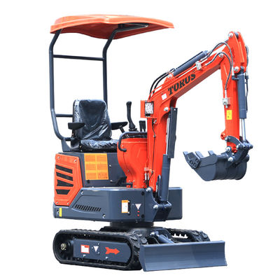 1.2 toneladas de motor diésel Toros mini excavadora 22MPa presión de funcionamiento