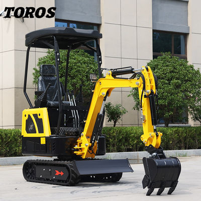 19KW Toros Mini Excavadora Hidráulica 1,5 toneladas Mini Excavadora para uso doméstico