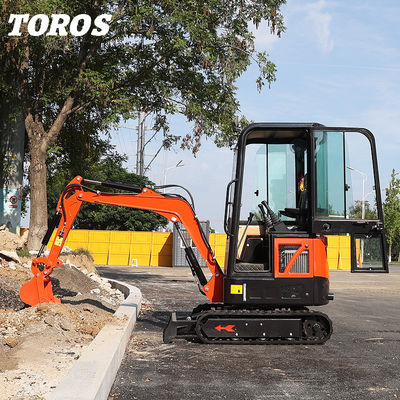 19KW Toros Mini Excavadora Hidráulica 1,5 toneladas Mini Excavadora para uso doméstico