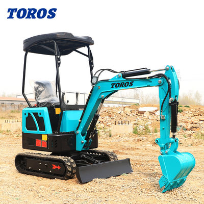 19KW Toros Mini Excavadora Hidráulica 1,5 toneladas Mini Excavadora para uso doméstico