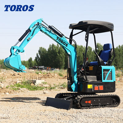 19KW Toros Mini Excavadora Hidráulica 1,5 toneladas Mini Excavadora para uso doméstico