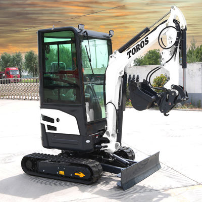 11.8KW 2600rpm 1,8 toneladas Mini Excavadora Máquina de excavación pequeña para la granja