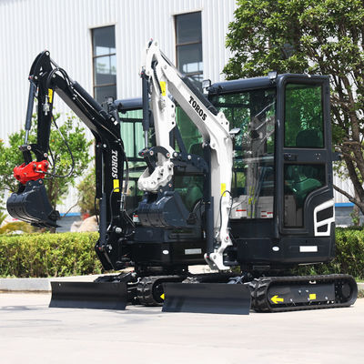 11.8KW 2600rpm 1,8 toneladas Mini Excavadora Máquina de excavación pequeña para la granja