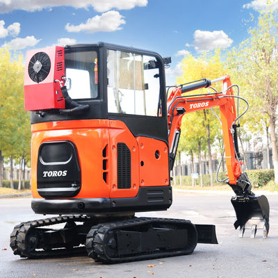 Ingeniería municipal mini excavador micro del excavador 24.5kw de 2,5 toneladas con el taxi