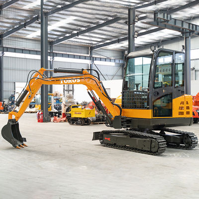 Emplazamiento de construcción Mini excavadora Toros de 3 toneladas Maquinaria de movimiento de tierra pequeña
