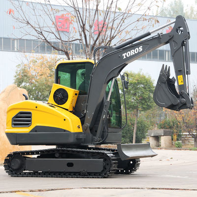 Altura máxima de excavación 4450 mm Máquina mini excavadora con longitud de palo de 1240 mm