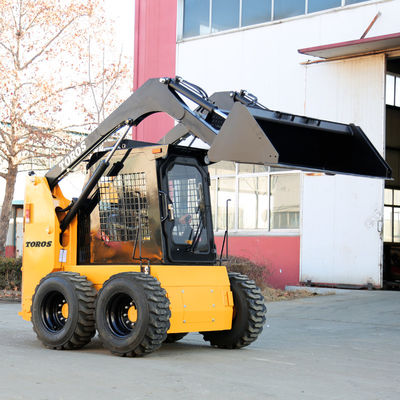 CE 500 kg-1200 kg Cargador de ruedas hidráulicas de extremo delantero Cargador articulado pequeño