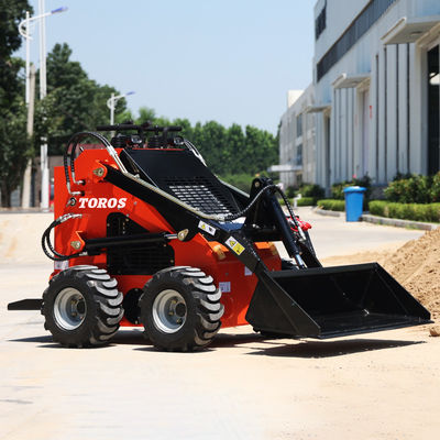 Mini cargador frontal compacto del minicargador 18.2KW multiusos