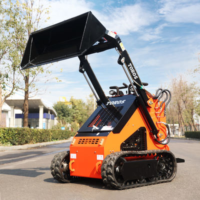 Capacidad de funcionamiento 1000-1500Lbs Mini Skid Steer Loader fácil de controlar