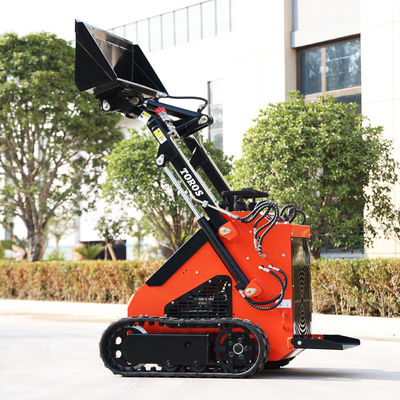Mini cargador de dirección de deslizamiento de 2-4Mph con 2 cargas de inclinación Sistema hidráulico de bucle cerrado