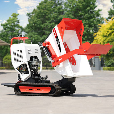 Carretera de caucho gasolina Mini Dumper 500kg Fuerte capacidad de escalada