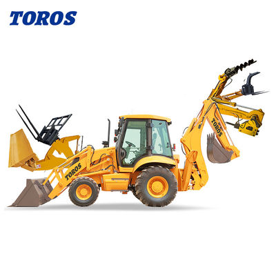 TOROS Máquina de carga de retroexcavadora versátil de 1 tonelada 2 toneladas 3 toneladas