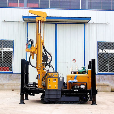 Máquina de perforación de pozos de agua de 300 mm montada en una plataforma de perforación fácil de operar