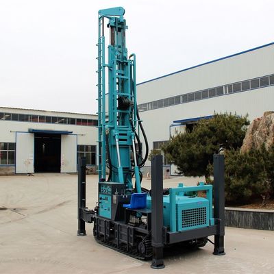 Máquina de perforación de pozos de agua de 300 mm montada en una plataforma de perforación fácil de operar