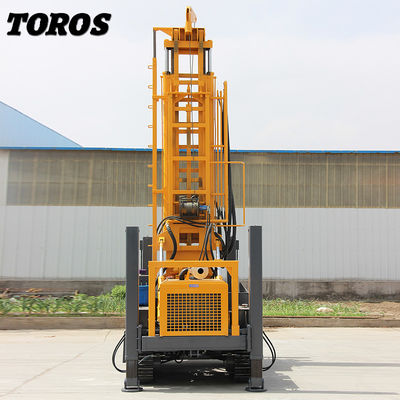 TOROS Power Diesel Rig de perforación de rastreador hidráulico con motor YUCHAI