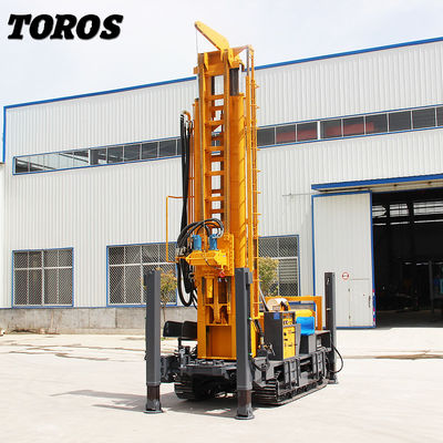 TOROS Power Diesel Rig de perforación de rastreador hidráulico con motor YUCHAI