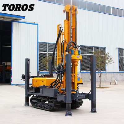 TOROS Power Diesel Rig de perforación de rastreador hidráulico con motor YUCHAI