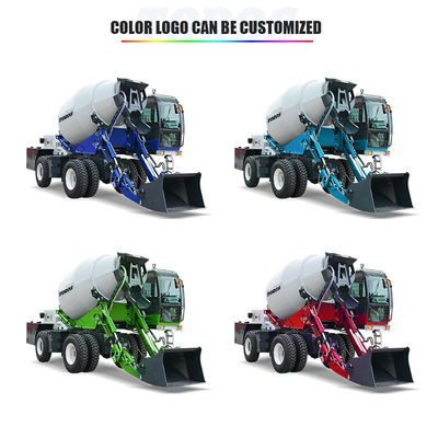 Capacidad del camión 10-20m3 del mezclador concreto del acero de carbono del motor de Cummins Weichai