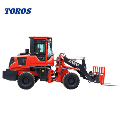 Máquina de carga de ruedas de extremo frontal compacta de usos múltiples con un cubo de 0,5 m2