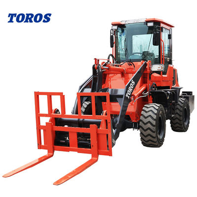 Máquina de carga de ruedas de extremo frontal compacta de usos múltiples con un cubo de 0,5 m2