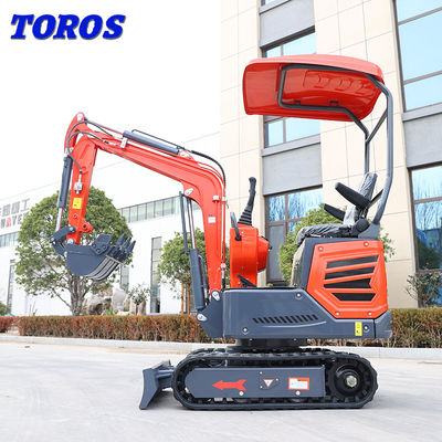 1 tonelada 1,2 tonelada 20hp Máquina mini excavadora Máquinas pequeñas de movimiento de tierra