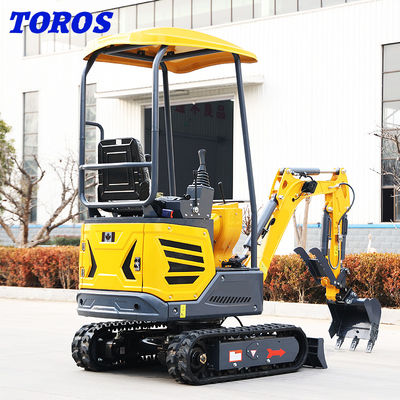 Espacios pequeños Mini excavadora para jardín Mini excavadora de 1,2 toneladas