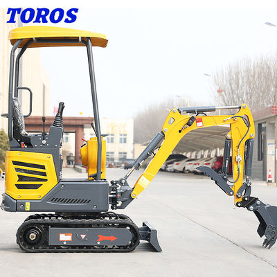 Excavadora Mini Crawler de 1,2 toneladas muy maniobrable 180 mm Ancho de vía