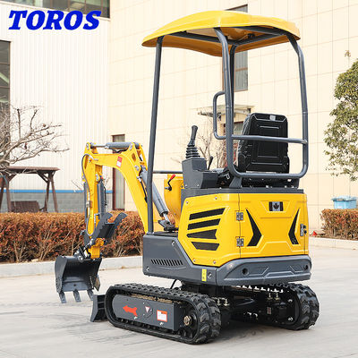 Excavadora de alta potencia duradera y compacta de 1.2 toneladas de fácil operación