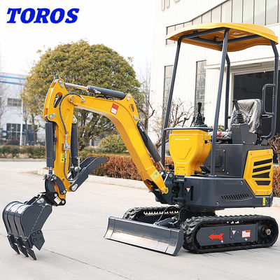 Manejo de materiales Mini excavadora de 1,2 toneladas