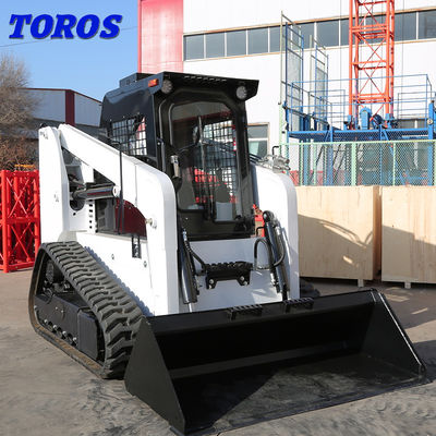 Desnivelación Mini Track Skid Steer Trabajos de tierra Máquina compacta de dirección de patinaje