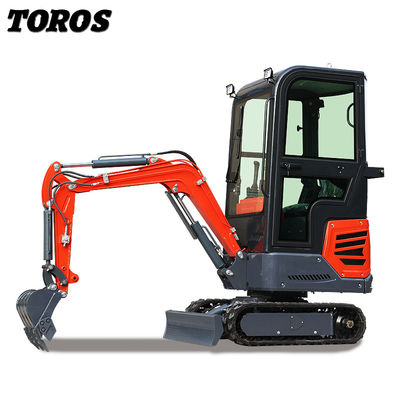 930 mm anchura del chasis 1200 kg mini excavadora para construcción ligera