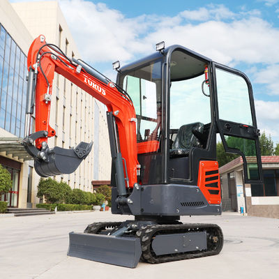 Mini excavadora hidráulica personalizable para uso agrícola de 1,2 toneladas fácil de operar