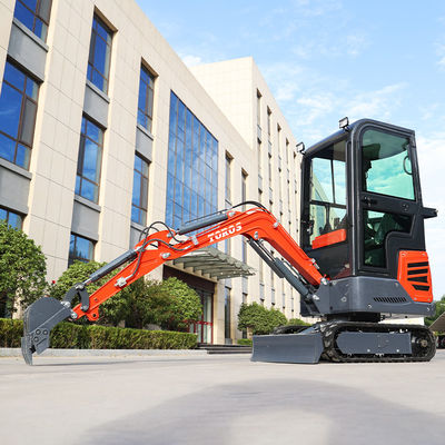 Espacios pequeños Mini excavadora para jardín Mini excavadora de 1,2 toneladas