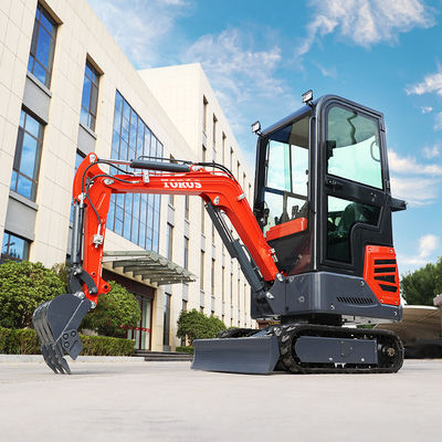 Alta maniobrabilidad Mini mini excavadora 1.2 toneladas 2870 mm longitud de transporte