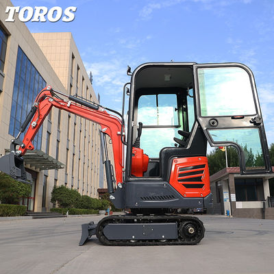 Mini excavadora hidráulica eficiente en energía con anchura de chasis de 930 mm