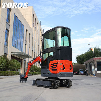 Espacios pequeños Mini excavadora para jardín Mini excavadora de 1,2 toneladas