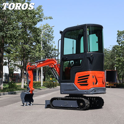 Excavadora Mini Crawler de 1,2 toneladas muy maniobrable 180 mm Ancho de vía