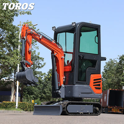 Excavadora Mini Crawler de 1,2 toneladas muy maniobrable 180 mm Ancho de vía
