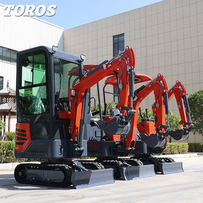 Excavadora hidráulica compacta de 1,2 toneladas de uso múltiple Equipo de movimiento de tierra pequeña